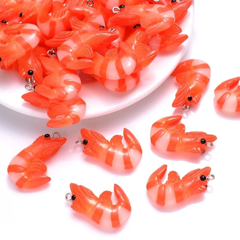 Resin Art Store - 10Pcs Acrylic Resin Cartoon Seafood Charms