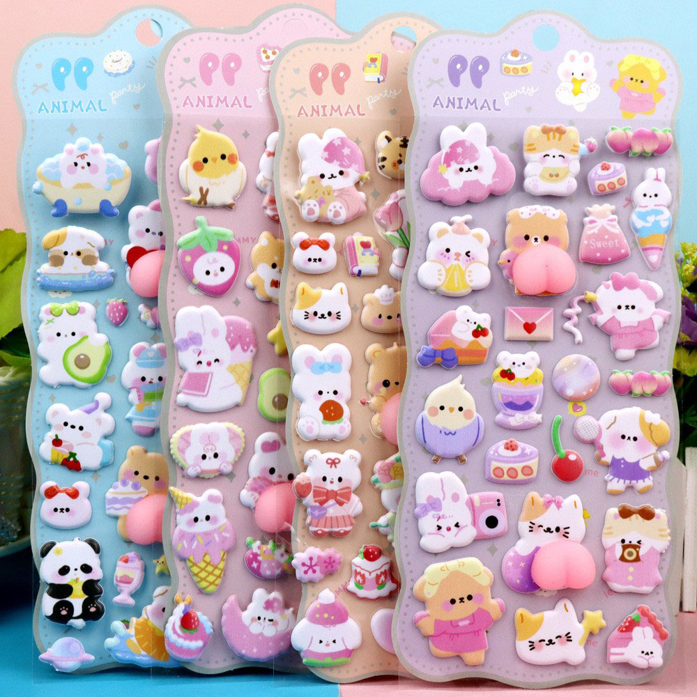 Resin Art Phone Case - 2/4 Pieces 3D Soft Cute Butt