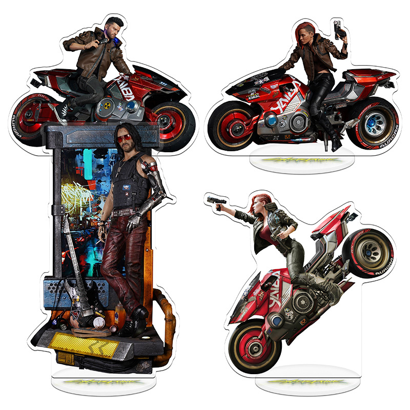 Resin Art Things - Cyberpunk 2077 V Game Merchandise Stand