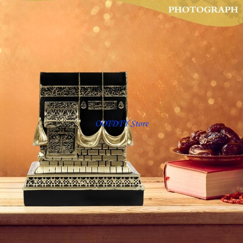 Resin Art Gift For Anniversary - 367A Kaba Replicas Model Showpiece Bookend