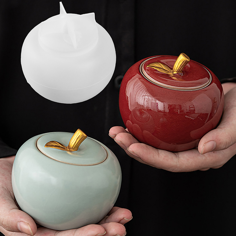 Resin Art Case - DIY Apple Jar Candle Jar Silicone