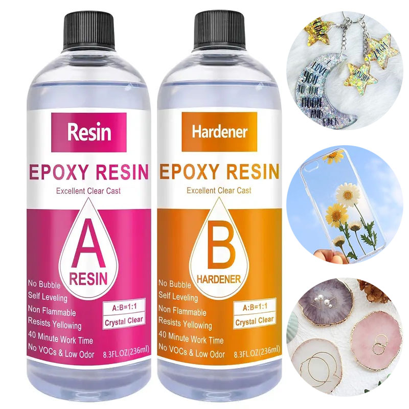Resin Art Table Top - Crystal Clear Epoxy Resin Kit Casting