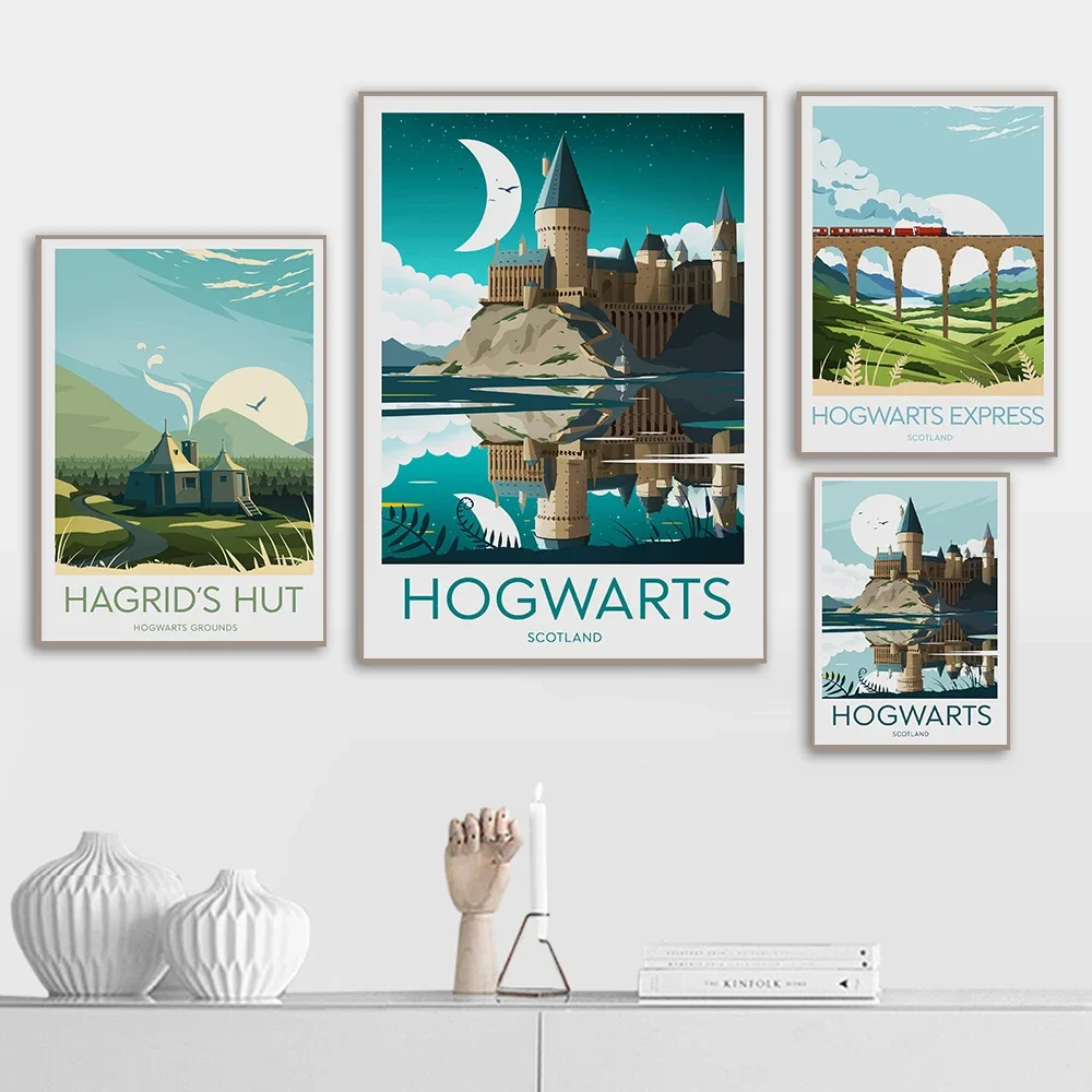 Resin Art Home Decor - Film Aesthetics Wall Art Hogwarts Castle