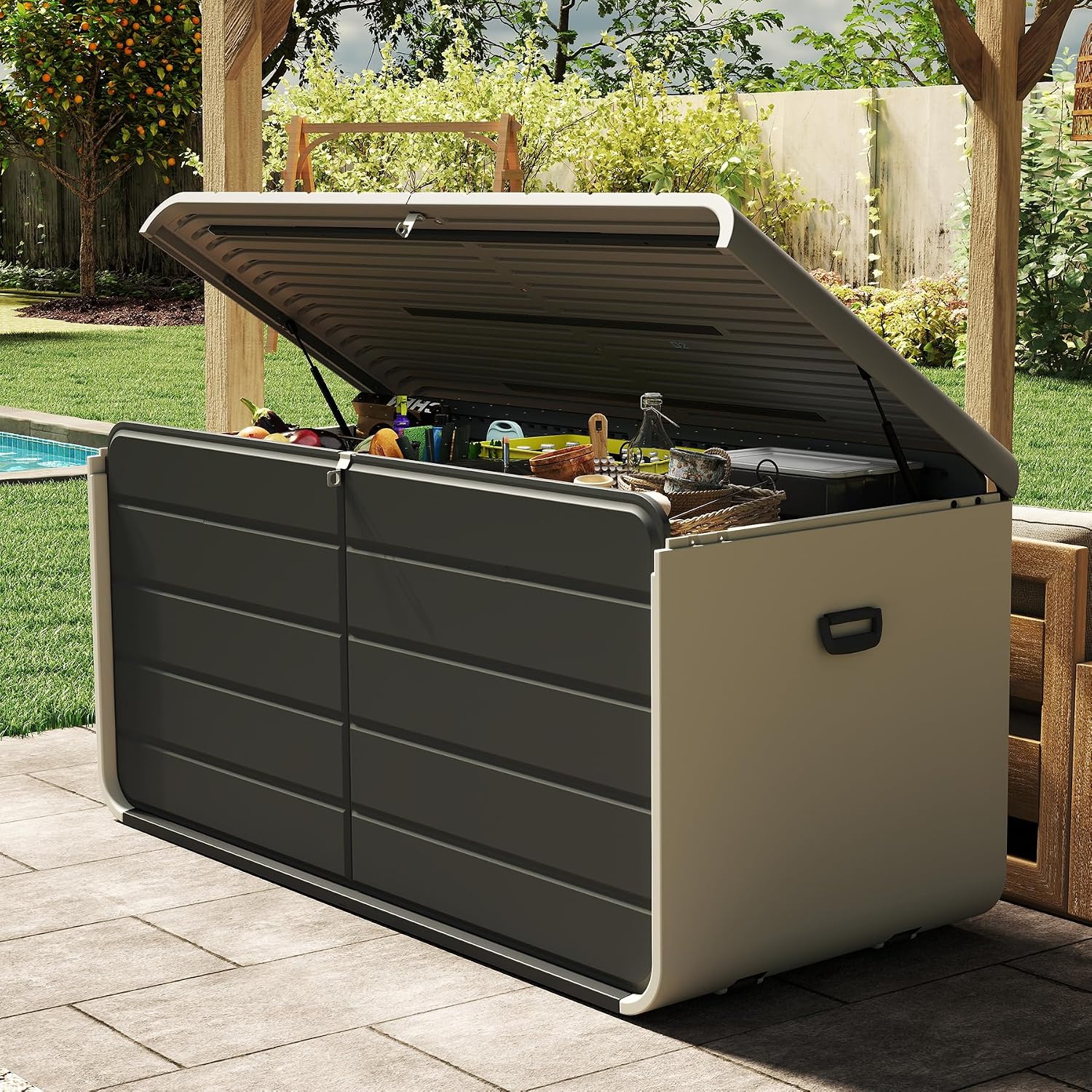 Resin Art Case - Indoor Outdoor Storage Box 200 Gallon,