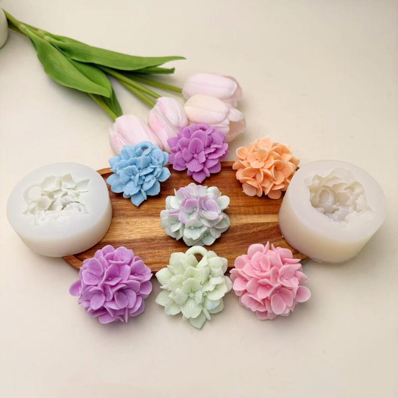 Resin Art Kitchen - ●Hydrangea Flower Silicone Mold DIY Aromatherapy
