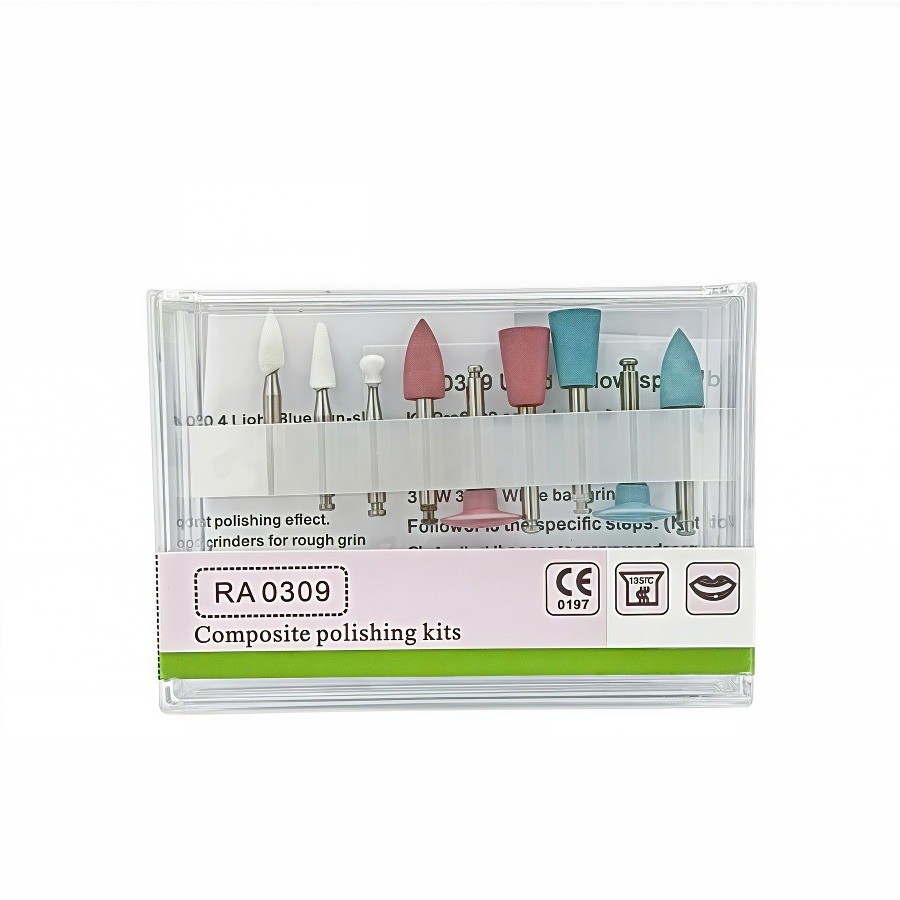 Resin Art Case - 9PCS/Box Dental Polishing Bur Kit Composite