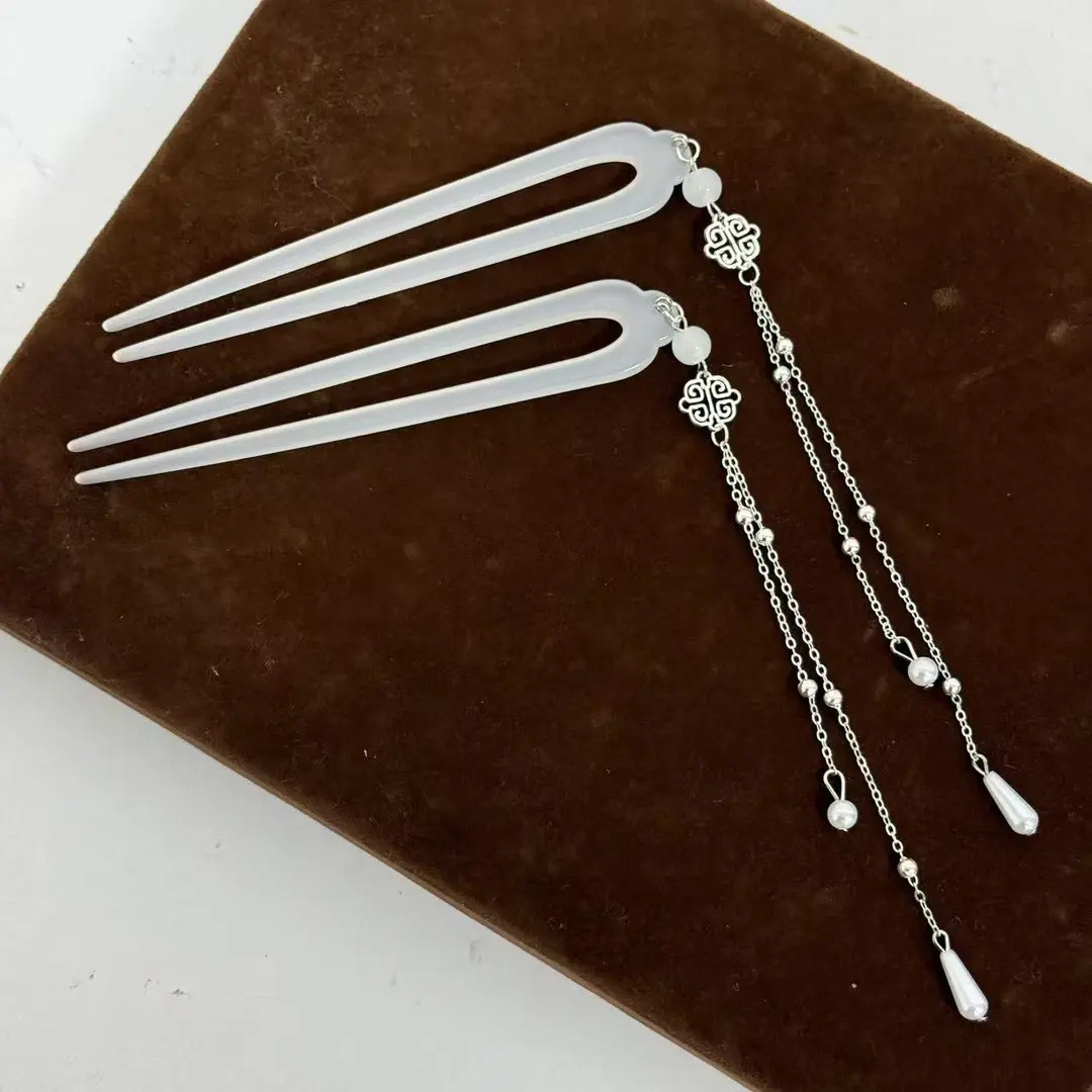 Resin Art Store - 1/2pcs U Shaped Hairpin for Women