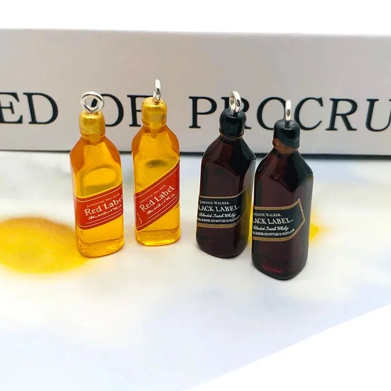 Resin Art Store - 10Pcs Tiny Wine Bar Bottle Resin