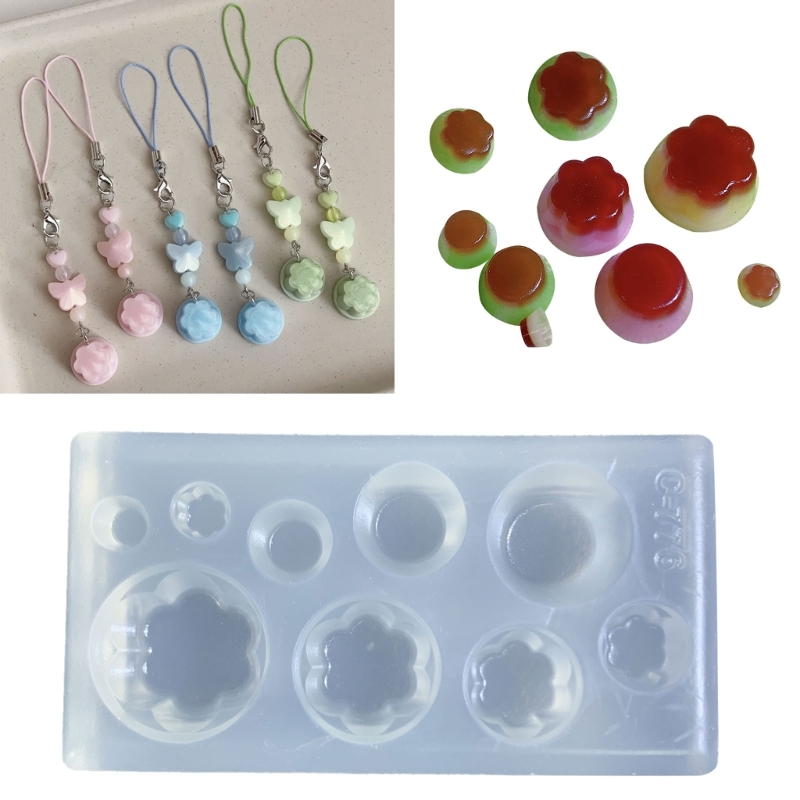 Resin Art Glue - Cute Pudding Shape Silicone Mold for