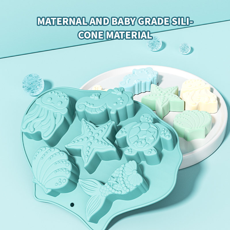 Ocean Fondant Silicone Mold Sh - Silicone Mold Ocean ulasan dan harga