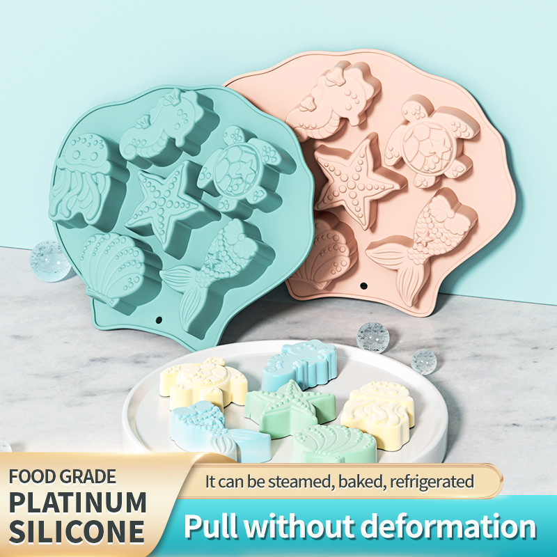Ocean Fondant Silicone Mold Sh - Silicone Mold Ocean ulasan dan harga