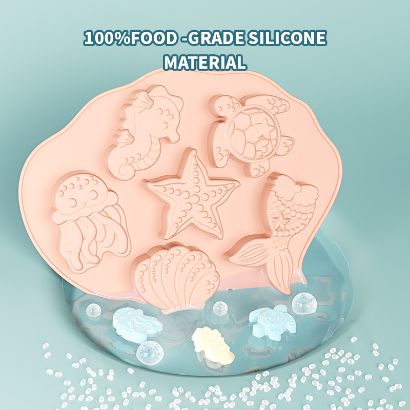 Ocean Fondant Silicone Mold Sh - Silicone Mold Ocean ulasan dan harga