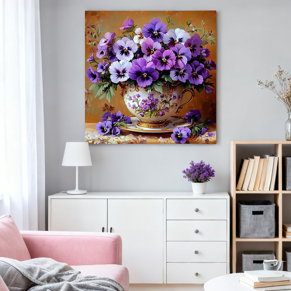HUACAN 5D Diamond Mosaic Rose  - Resin Art With Rose ulasan dan harga