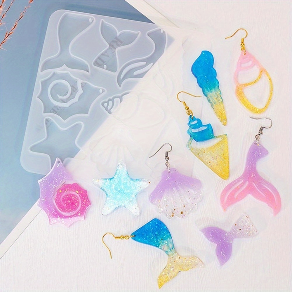 The Ocean-themed Earring And P - Silicone Mold Ocean ulasan dan harga