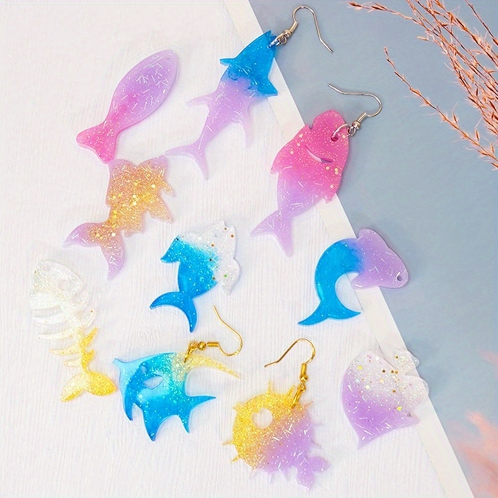 The Ocean-themed Earring And P - Silicone Mold Ocean ulasan dan harga