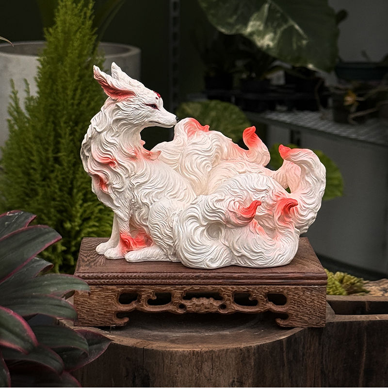 Nine-Tailed Fox Ornaments Fox  - Resin Art Gift For Anniversary ulasan dan harga