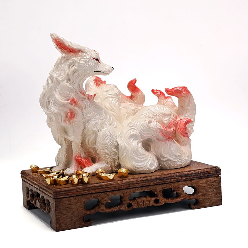 Nine-Tailed Fox Ornaments Fox  - Resin Art Gift For Anniversary ulasan dan harga