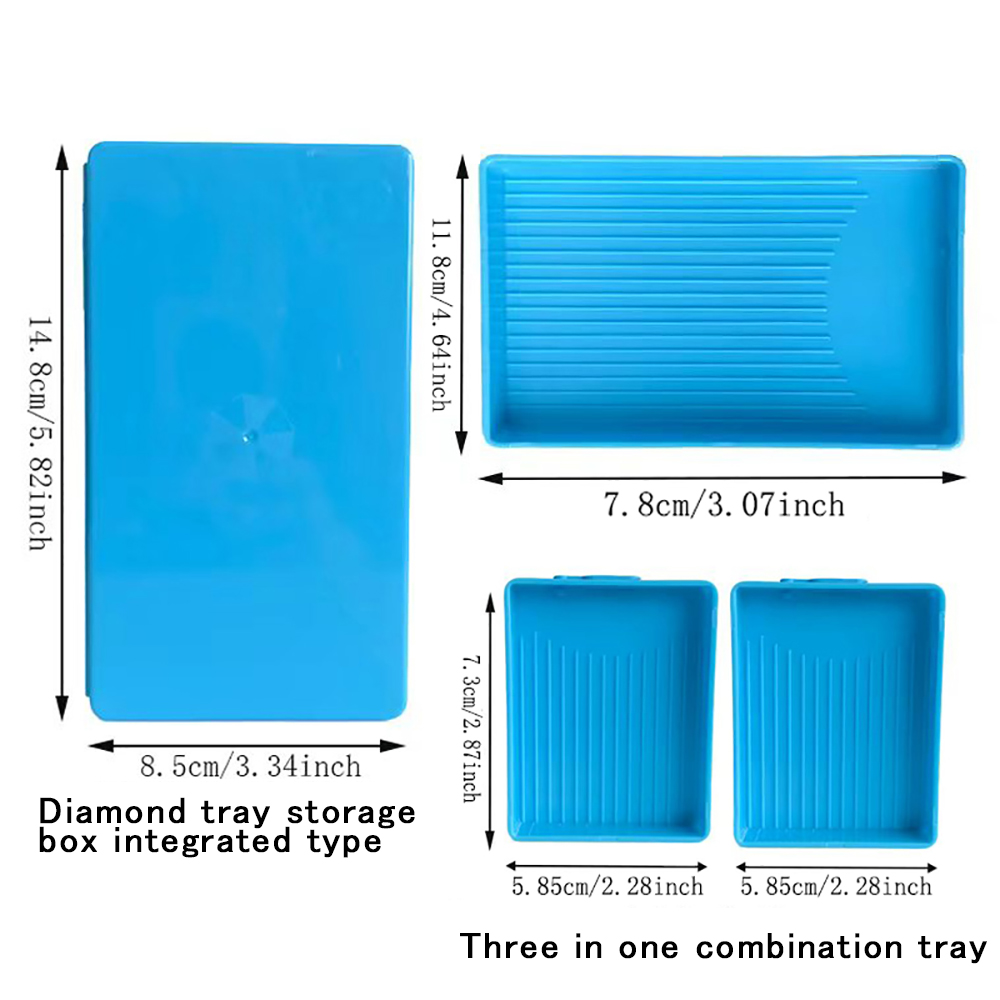 Diamond Painting Tray with Lid - Resin Art Case ulasan dan harga