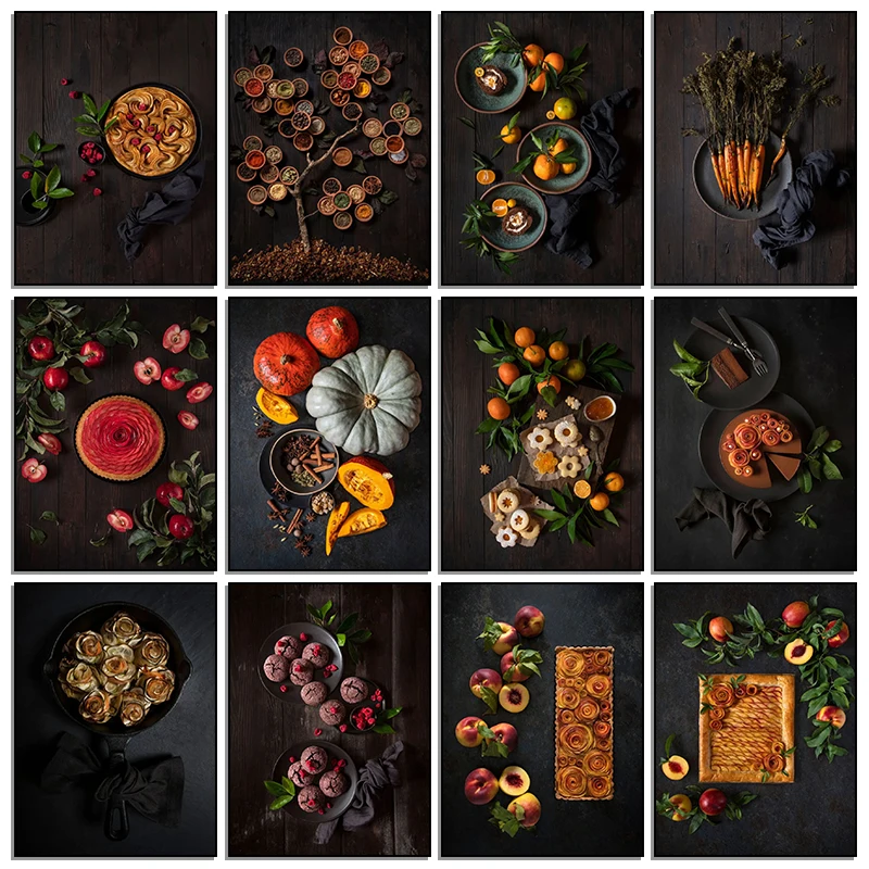 Vintage Food Flavoring Paintin - Resin Art Kitchen ulasan dan harga