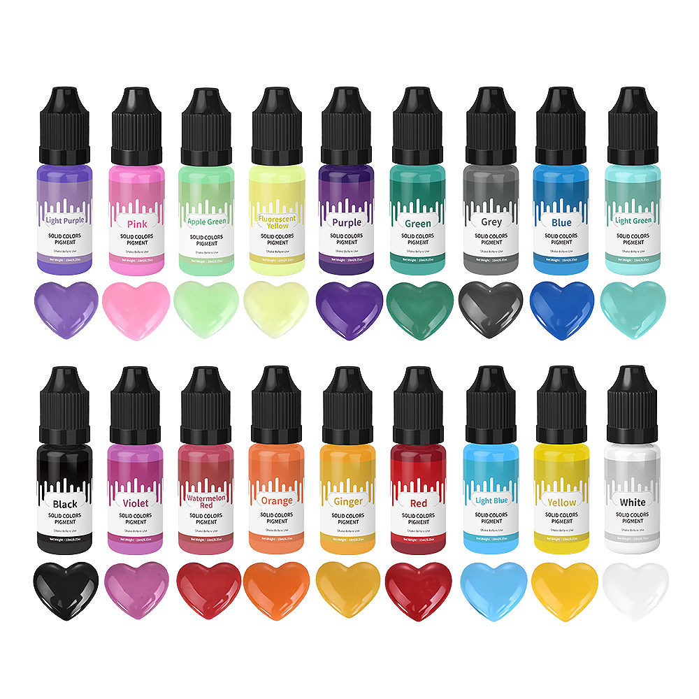 18Colors 10ml Macaron Solid Pa - Resin Art Letters ulasan dan harga