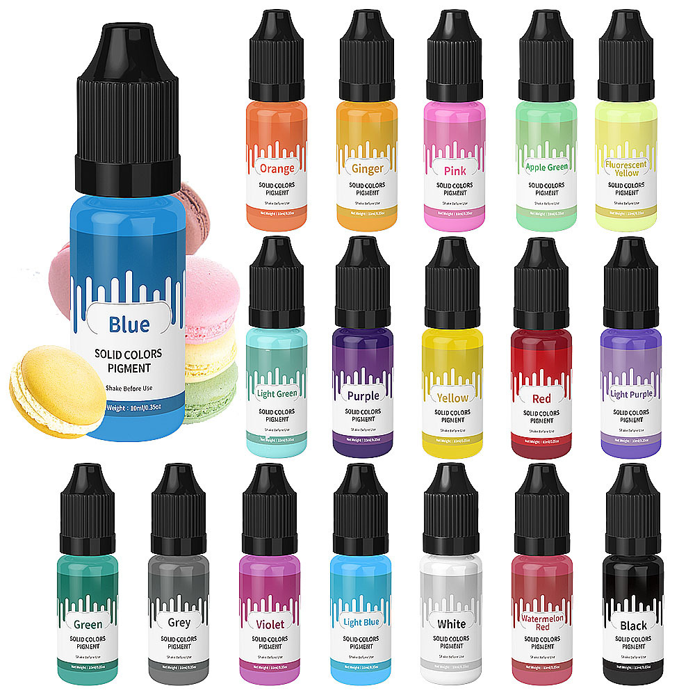 18Colors 10ml Macaron Solid Pa - Resin Art Letters ulasan dan harga