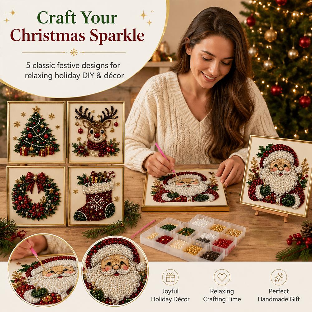 Christmas Santa Claus Pearl Ar - Resin Art Kit ulasan dan harga