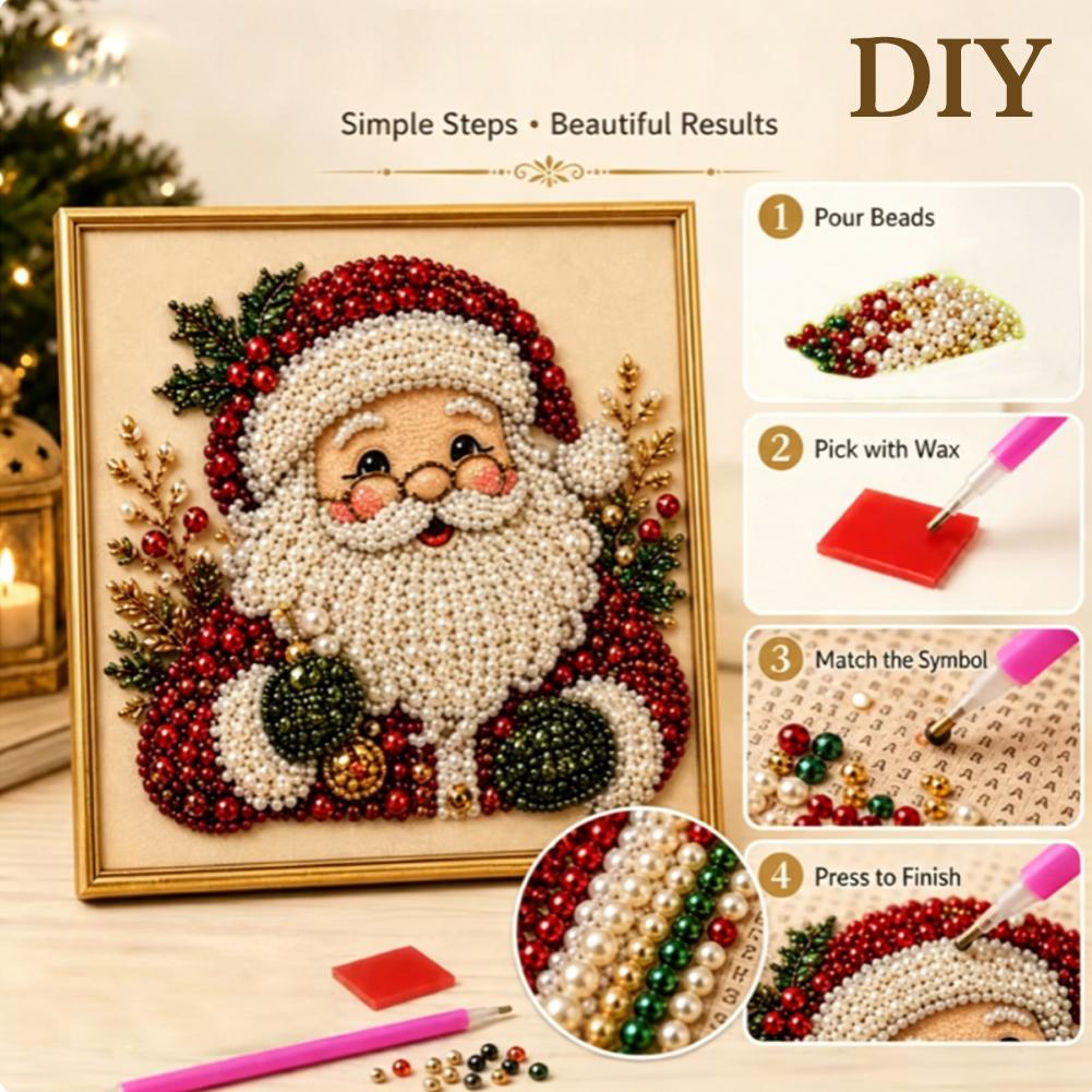 Christmas Santa Claus Pearl Ar - Resin Art Kit ulasan dan harga
