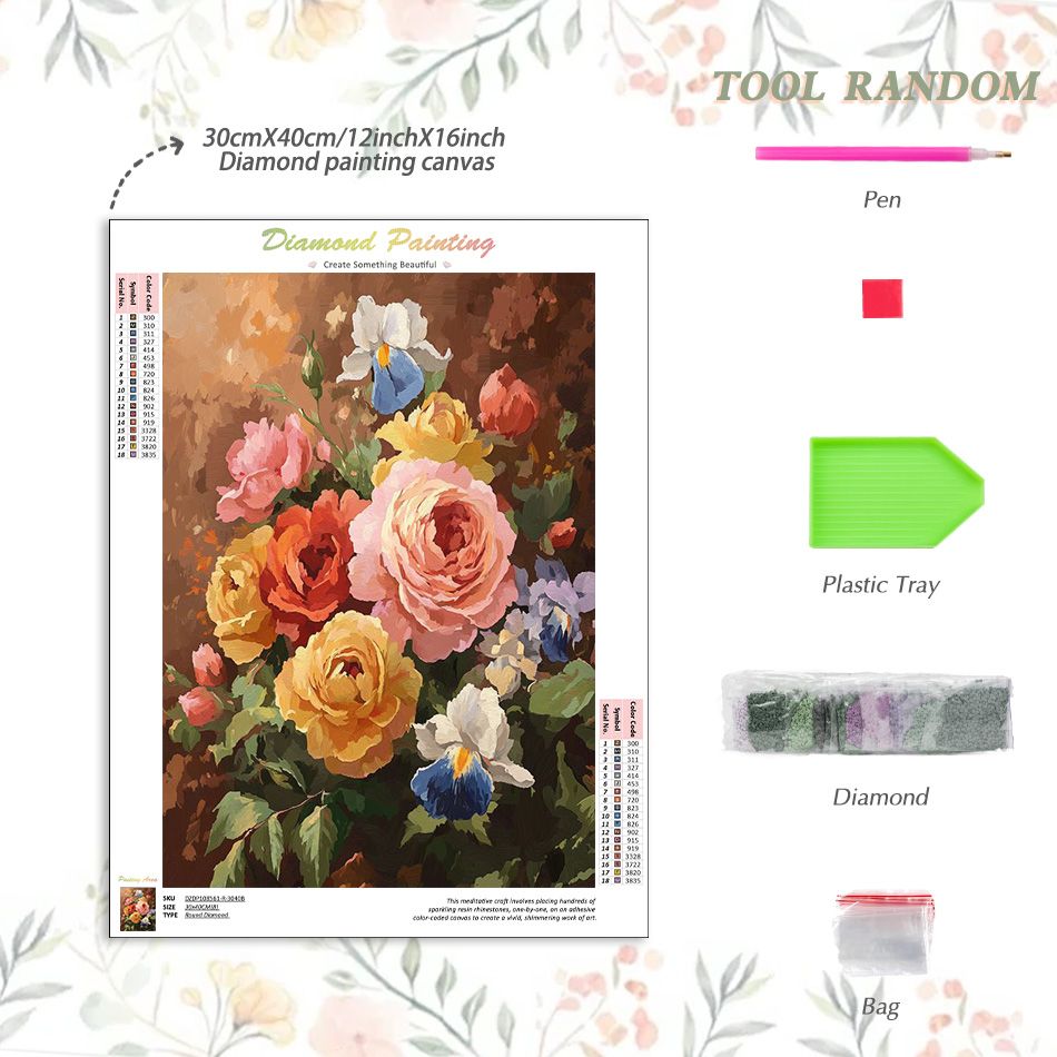 CHENISTORY Flower 5d Diamond P - Resin Art Ideas ulasan dan harga