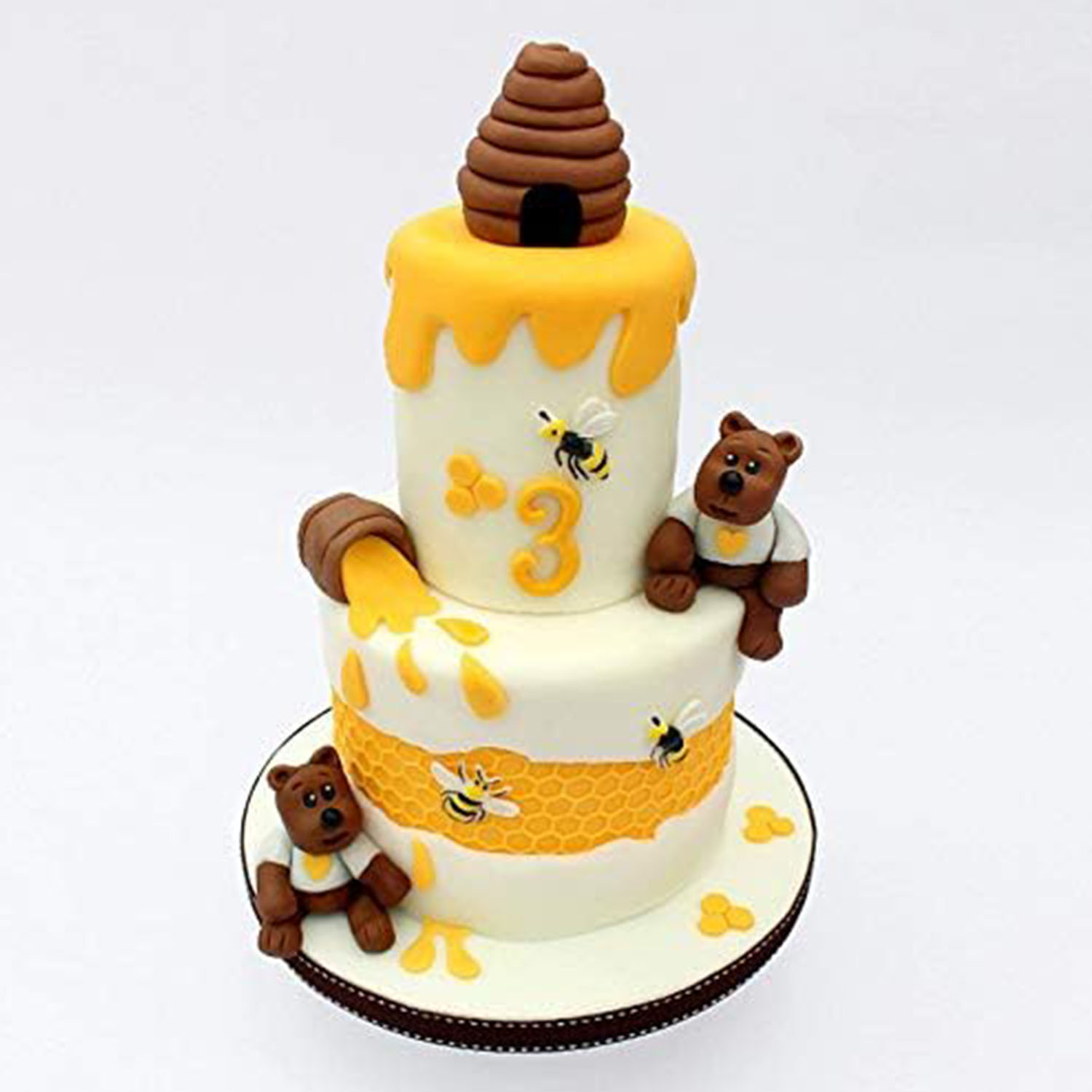 3Pcs Bumble Bee Honeycomb Sili - Silicone Mold Ocean ulasan dan harga
