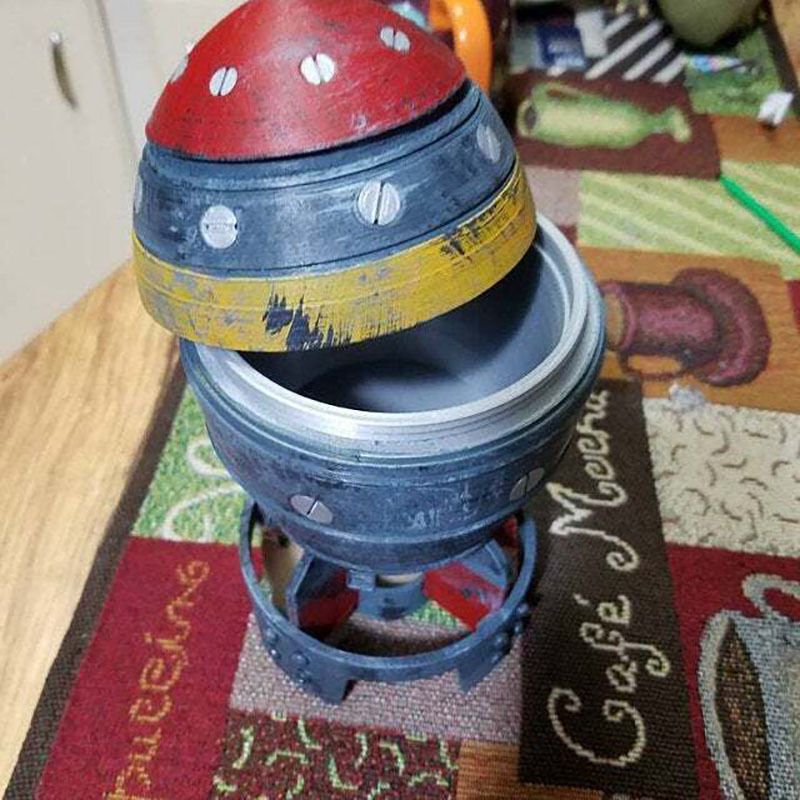 New Mini Nuke Bomb Storage Box - Resin Art Table Top ulasan dan harga