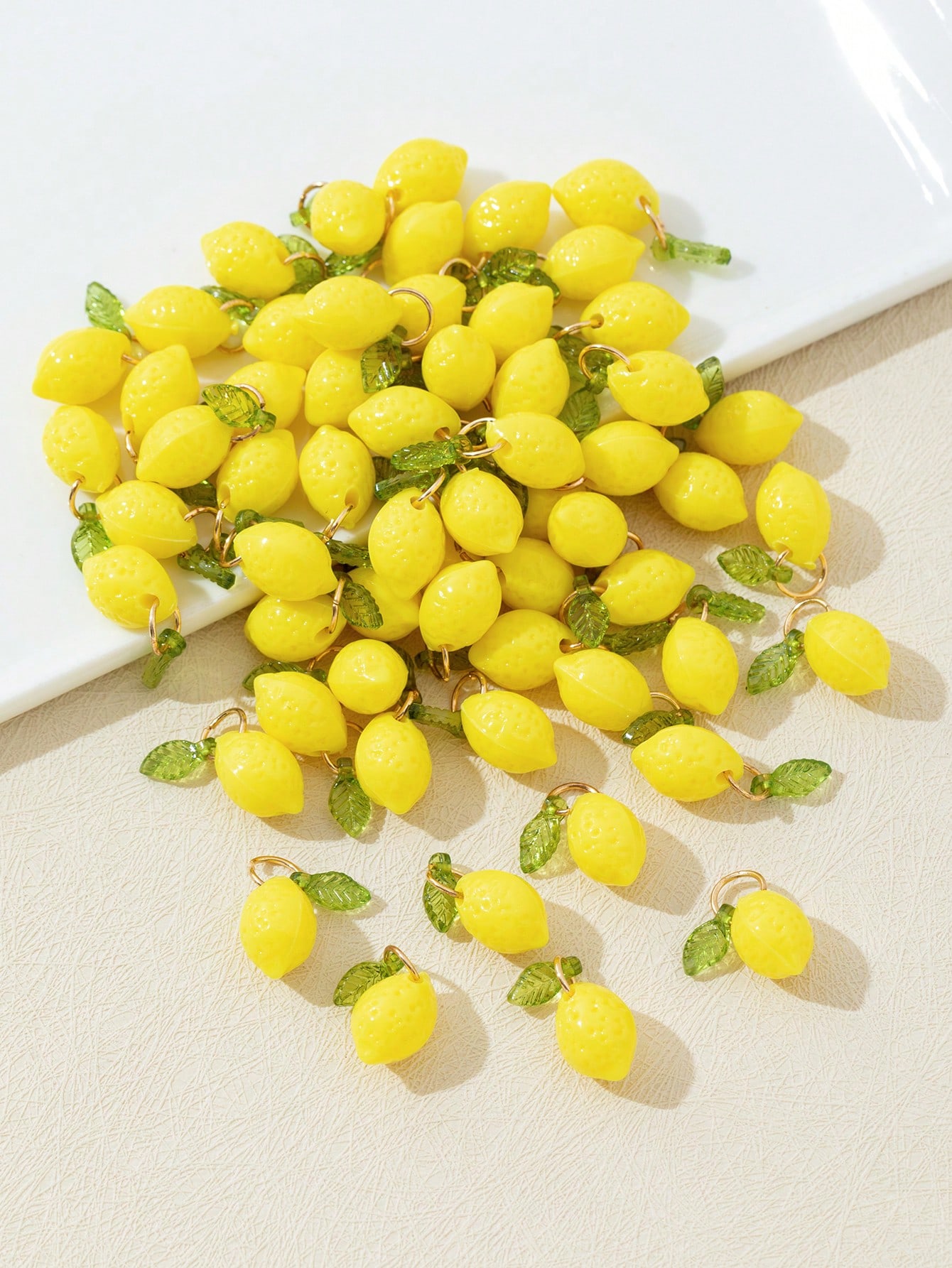 10Pcs 3D Lemon Resin Charms Pe - Resin Art Things ulasan dan harga