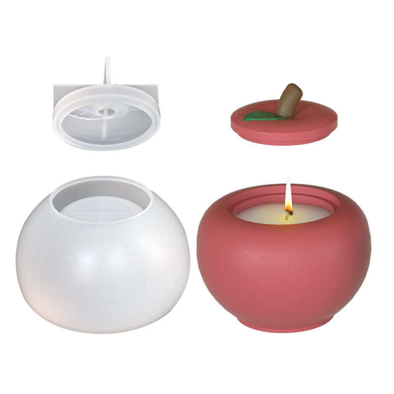 DIY Apple Jar Candle Jar Silic - Resin Art Case ulasan dan harga