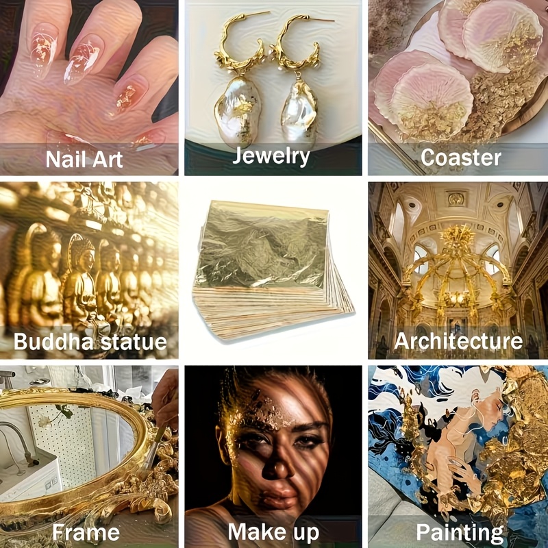 Set of 100Pcs Imitation Gold F - Resin Art Gift For Anniversary ulasan dan harga