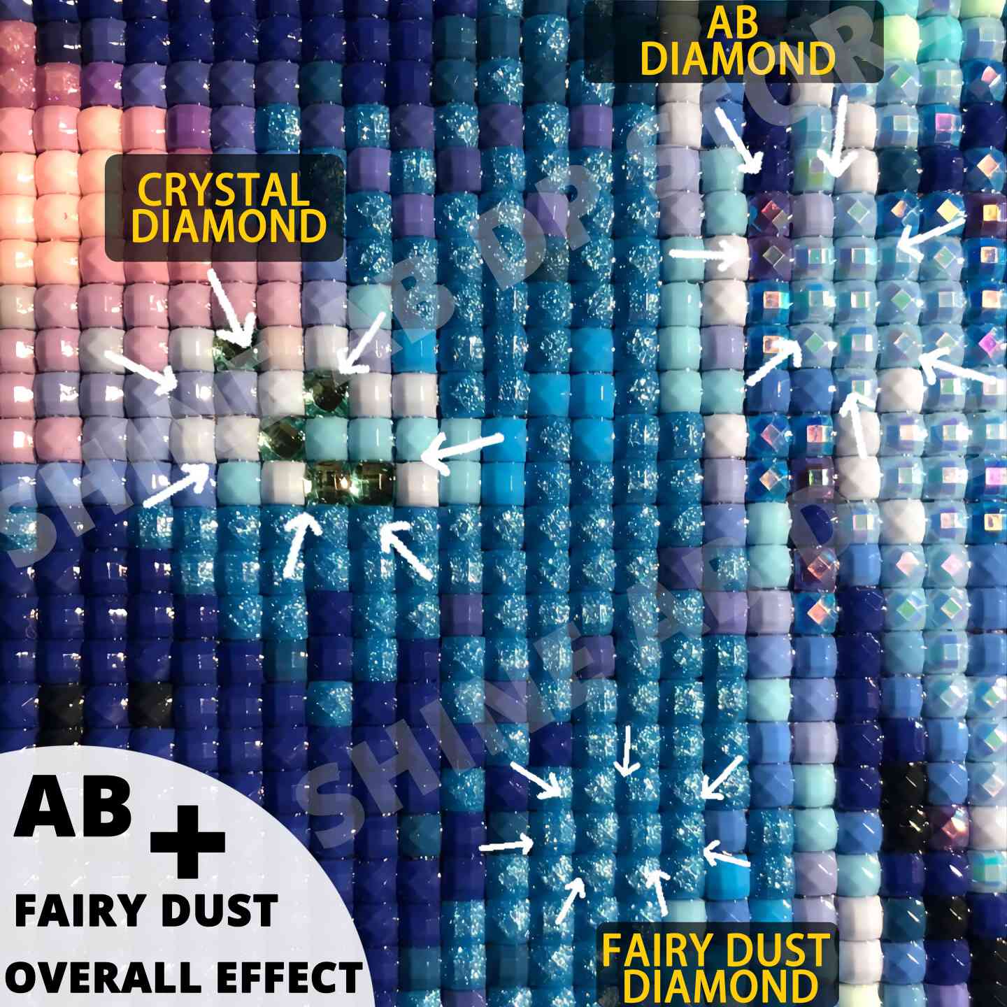 Resin Fairy Dust Crystal Diy D - Resin Art With Rose ulasan dan harga