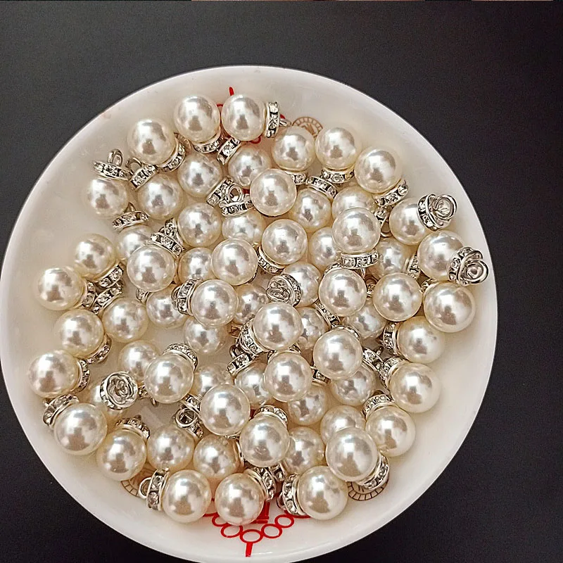 30Pcs Round Pearl Diamond Pend - Resin Art Gift For Anniversary ulasan dan harga