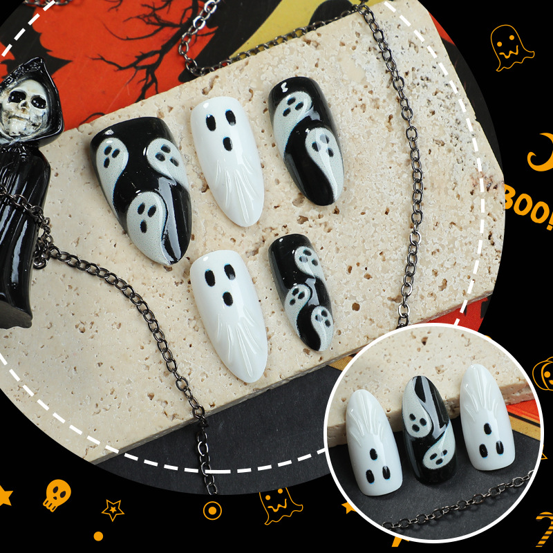 30pcs 2025 Halloween Almond Sh - Resin Art Case ulasan dan harga