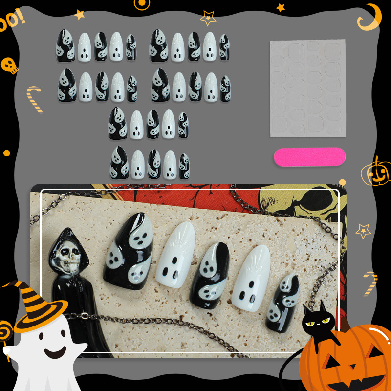 30pcs 2025 Halloween Almond Sh - Resin Art Case ulasan dan harga