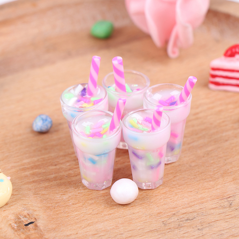 5Pcs 1:12 Dollhouse Miniature  - Resin Art Kitchen ulasan dan harga