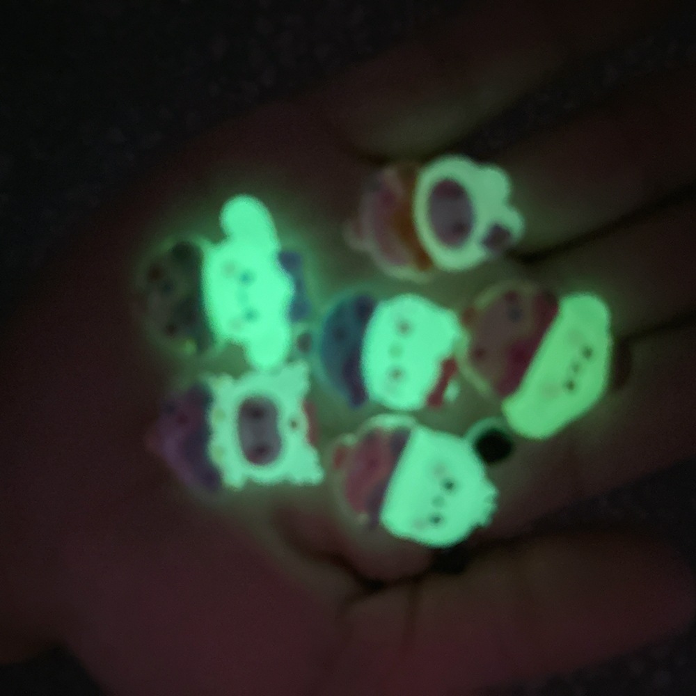 20pcs Glow In Dark Ice Cream P - Resin Art Case ulasan dan harga