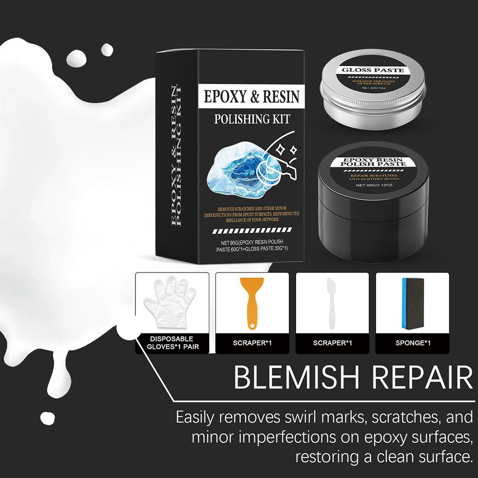 Epoxy Resin Polishing Kit - Cr - Resin Art Kit ulasan dan harga