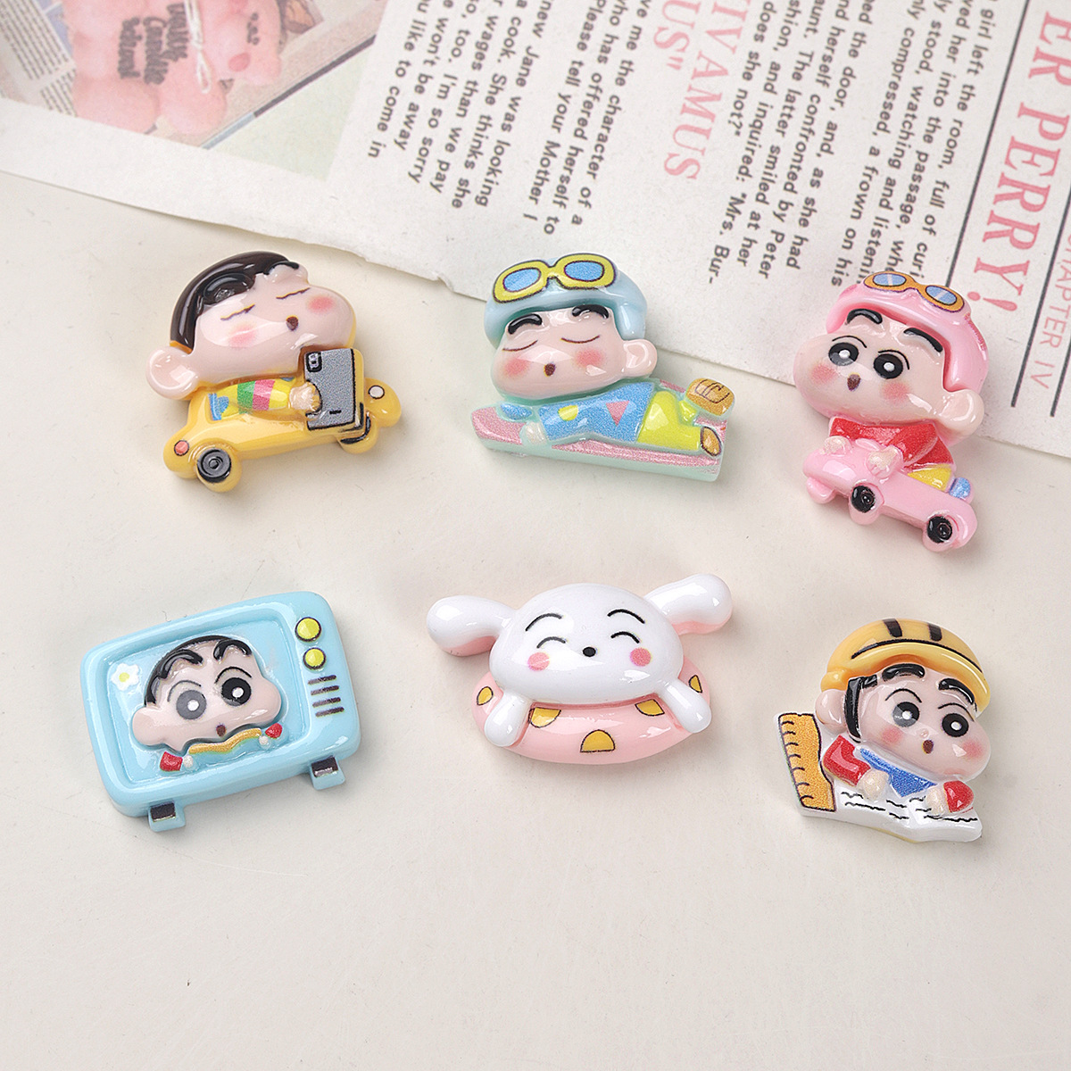 Kawaii Crayon Shin-chan Resin  - Resin Art Phone Case ulasan dan harga