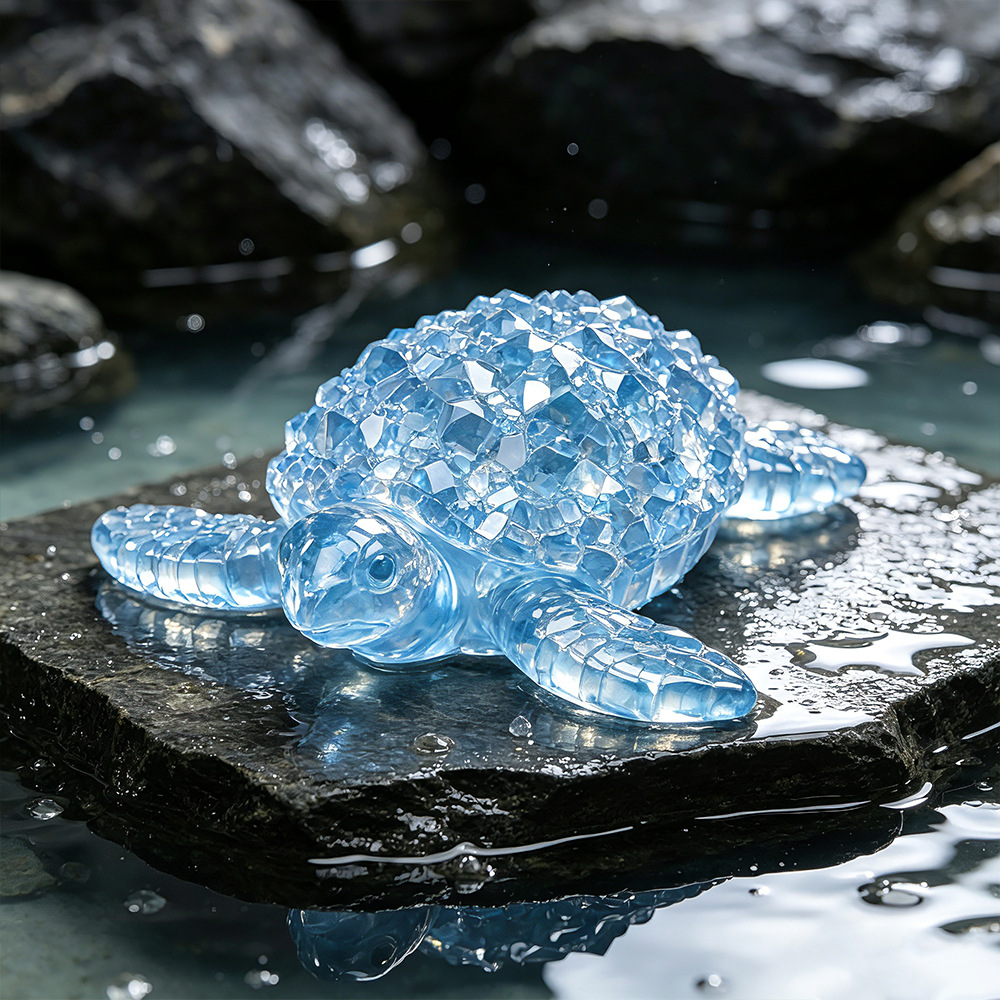 Diamond Cut Healing Sea Turtle - Silicone Mold Ocean ulasan dan harga