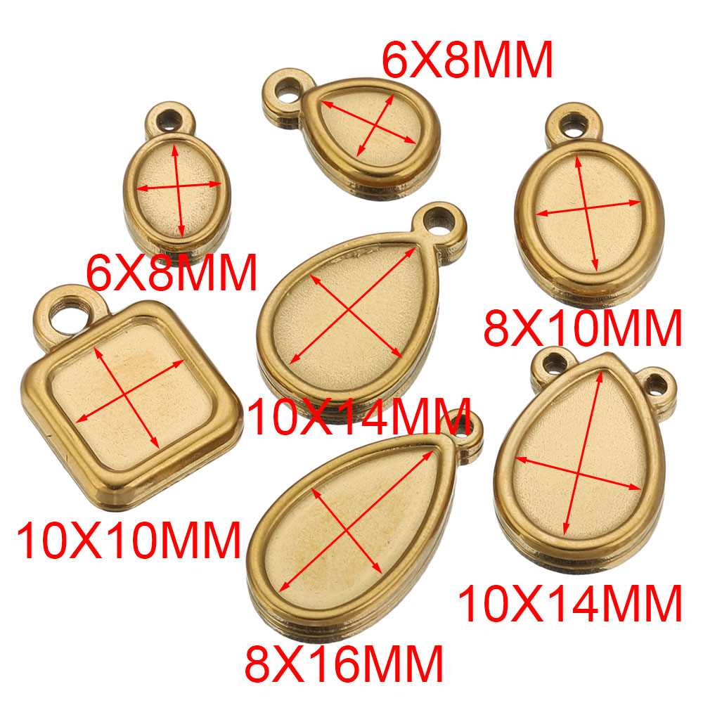 5pcs Stainless Steel Square Dr - Resin Art Store ulasan dan harga