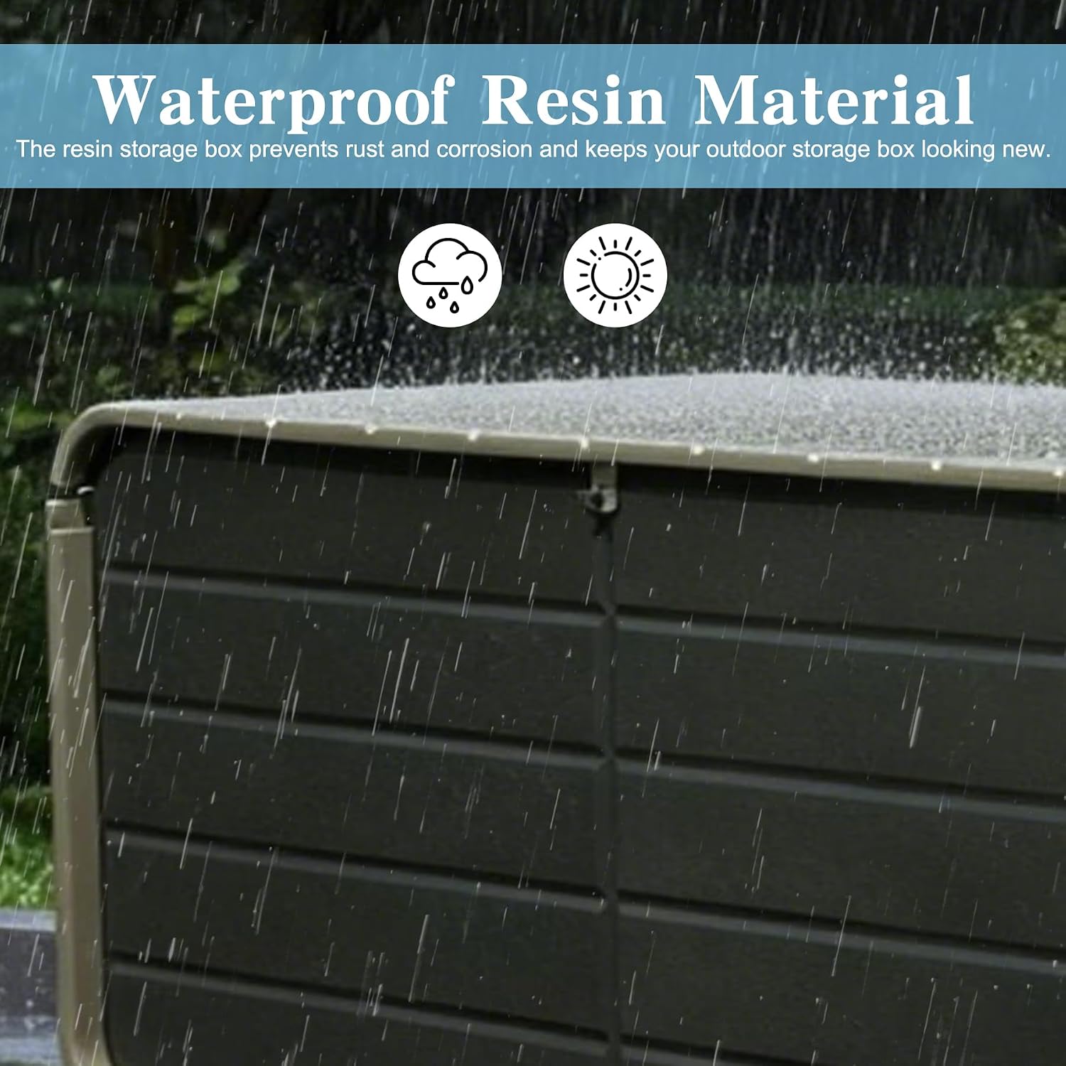 Indoor Outdoor Storage Box 200 - Resin Art Case ulasan dan harga