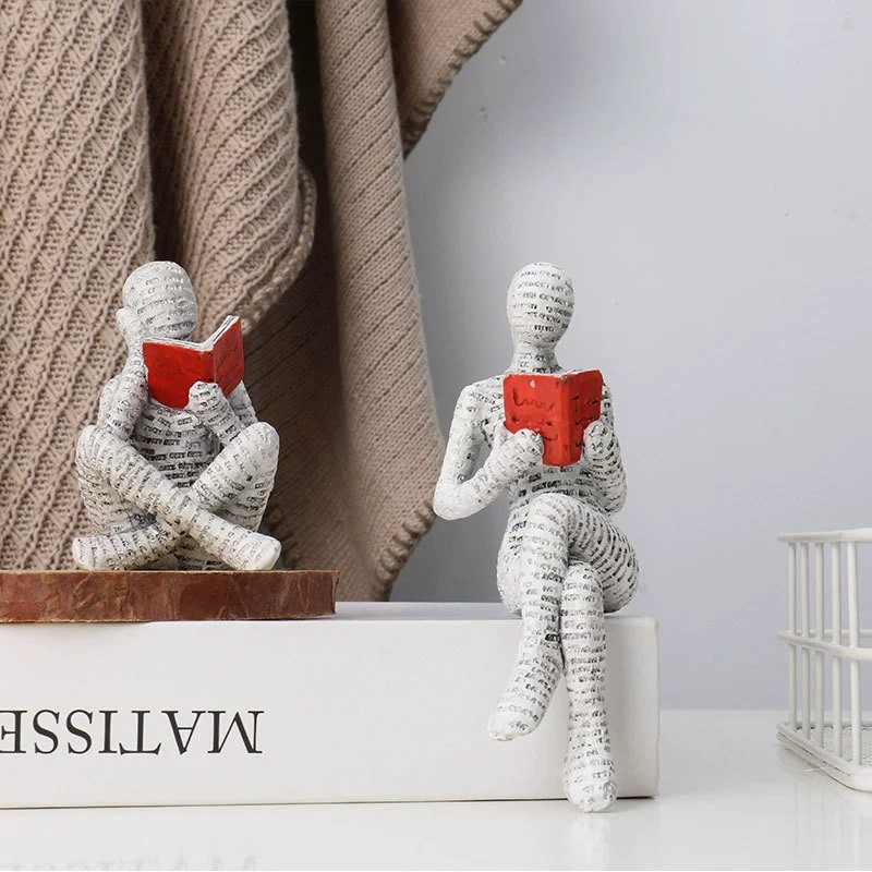 1pc Creative Reading Paper Pul - Resin Art Gift For Anniversary ulasan dan harga
