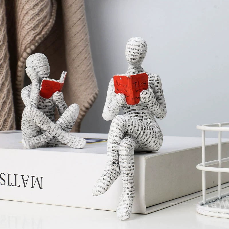 1pc Creative Reading Paper Pul - Resin Art Gift For Anniversary ulasan dan harga