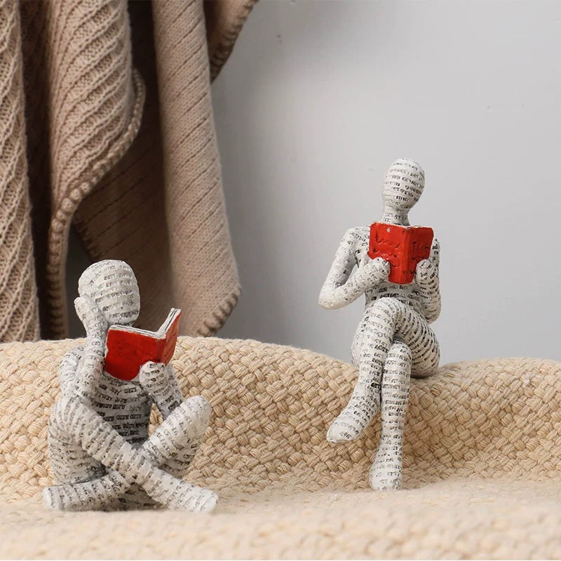 1pc Creative Reading Paper Pul - Resin Art Gift For Anniversary ulasan dan harga
