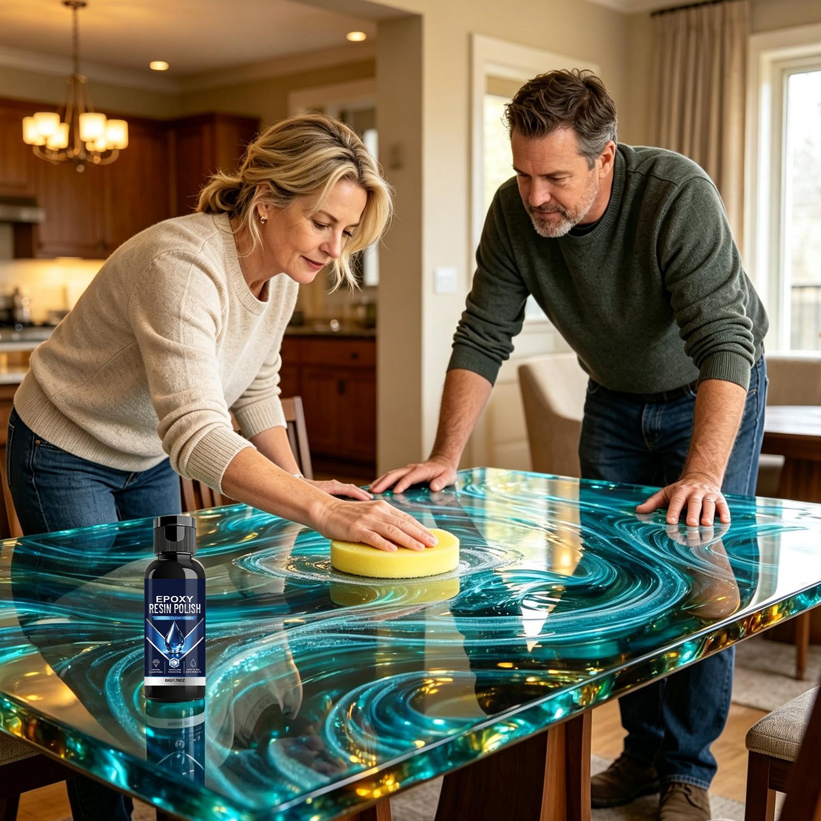 Epoxy Resin Restore Liquid Tab - Resin Art Table Top ulasan dan harga