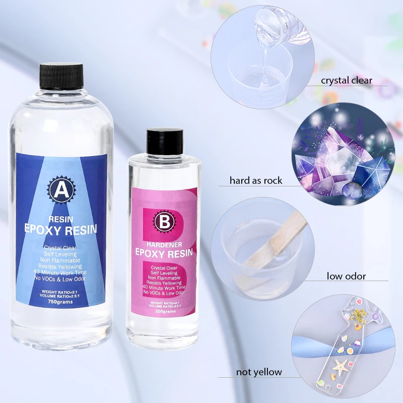 Epoxy Resin Kit Crystal Clear  - Resin Mixing Cup ulasan dan harga