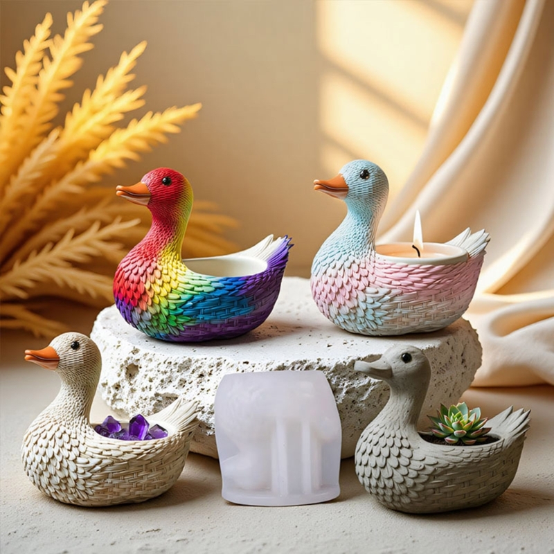 Reusable Silicone Duck Mold Si - Resin Art Ideas ulasan dan harga